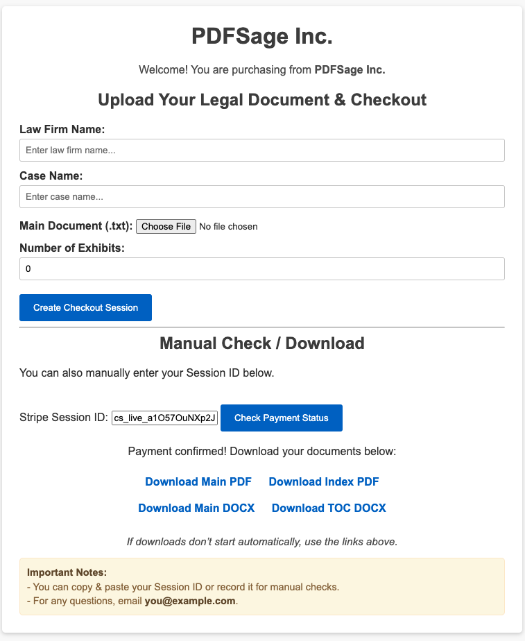 Illustration of PDFSage's Legal Product Workflow